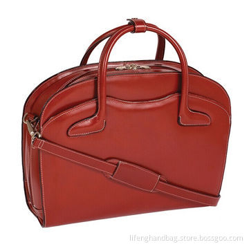 Genuine Leather Handbag, Western Style, Customized Designs and Logos are Accepted